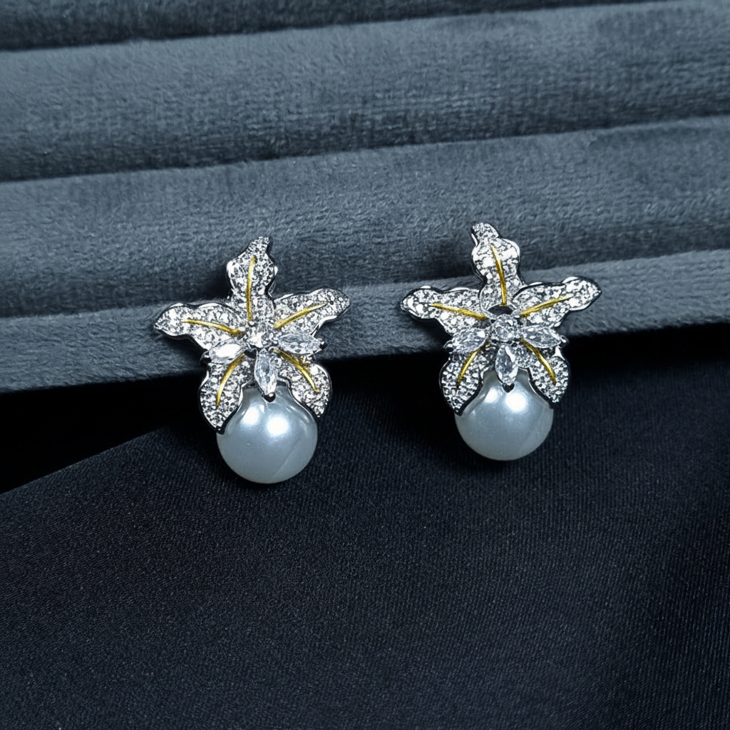 Pearl Starfish Studs