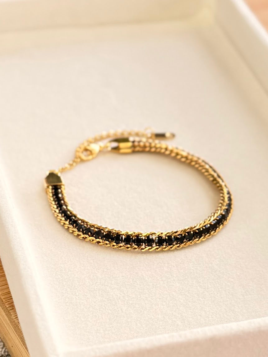 Gemstone Cascade Bracelet