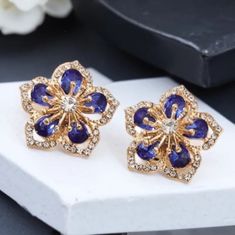 Rainbow Flower Earrings