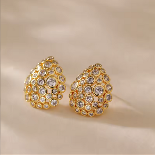 Glimmering Halo Earrings