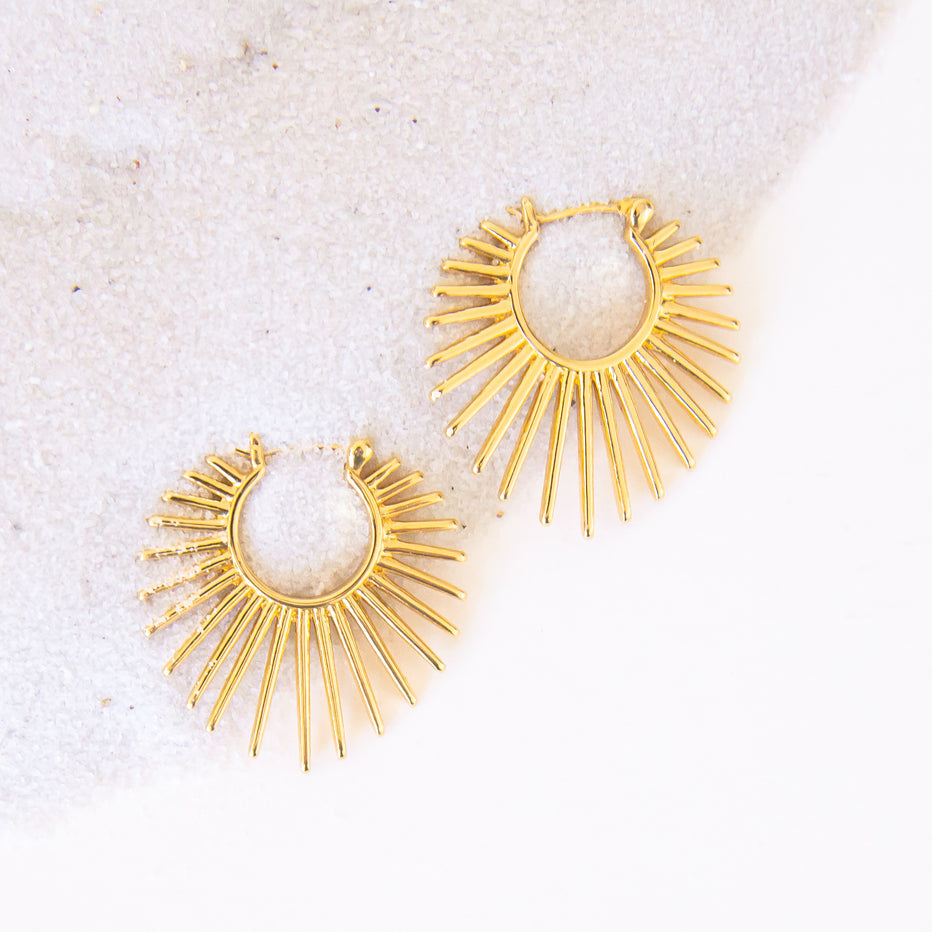 Sunburst Hoops