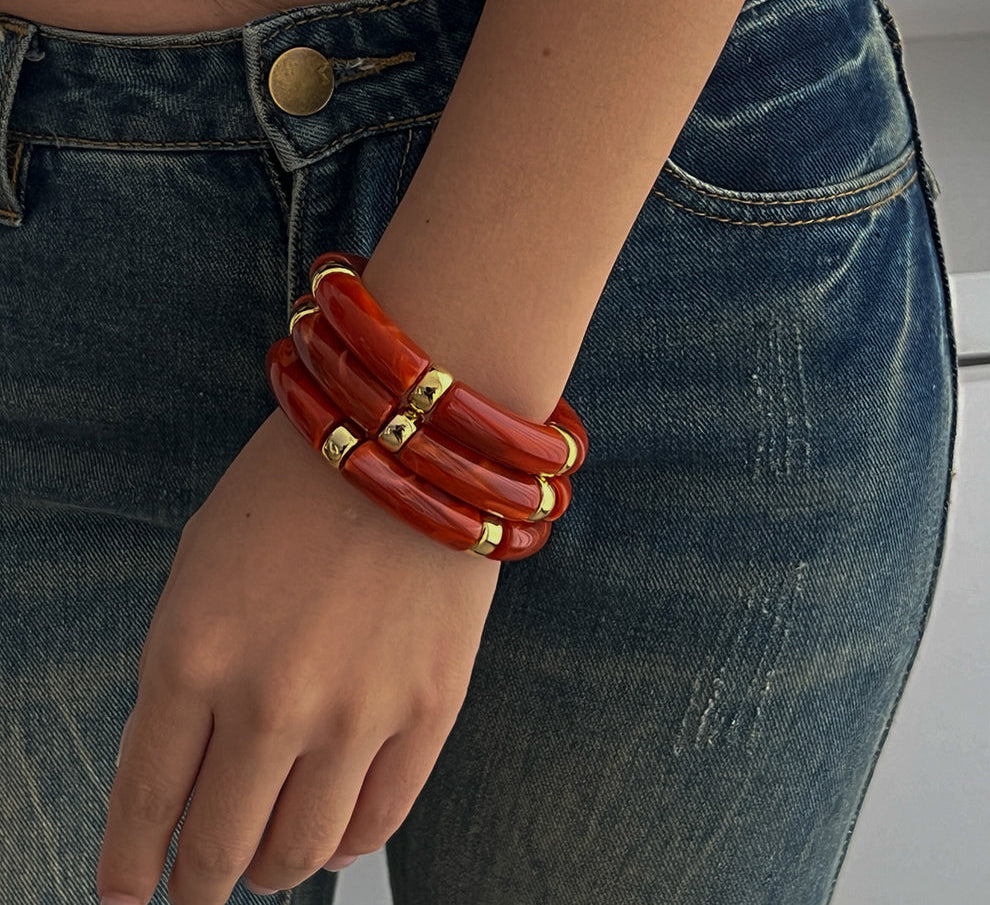 Mahogany Gold Bracelet