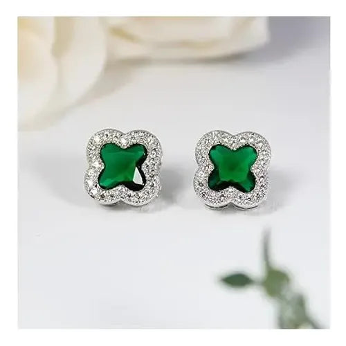 Luxe Clover Studs
