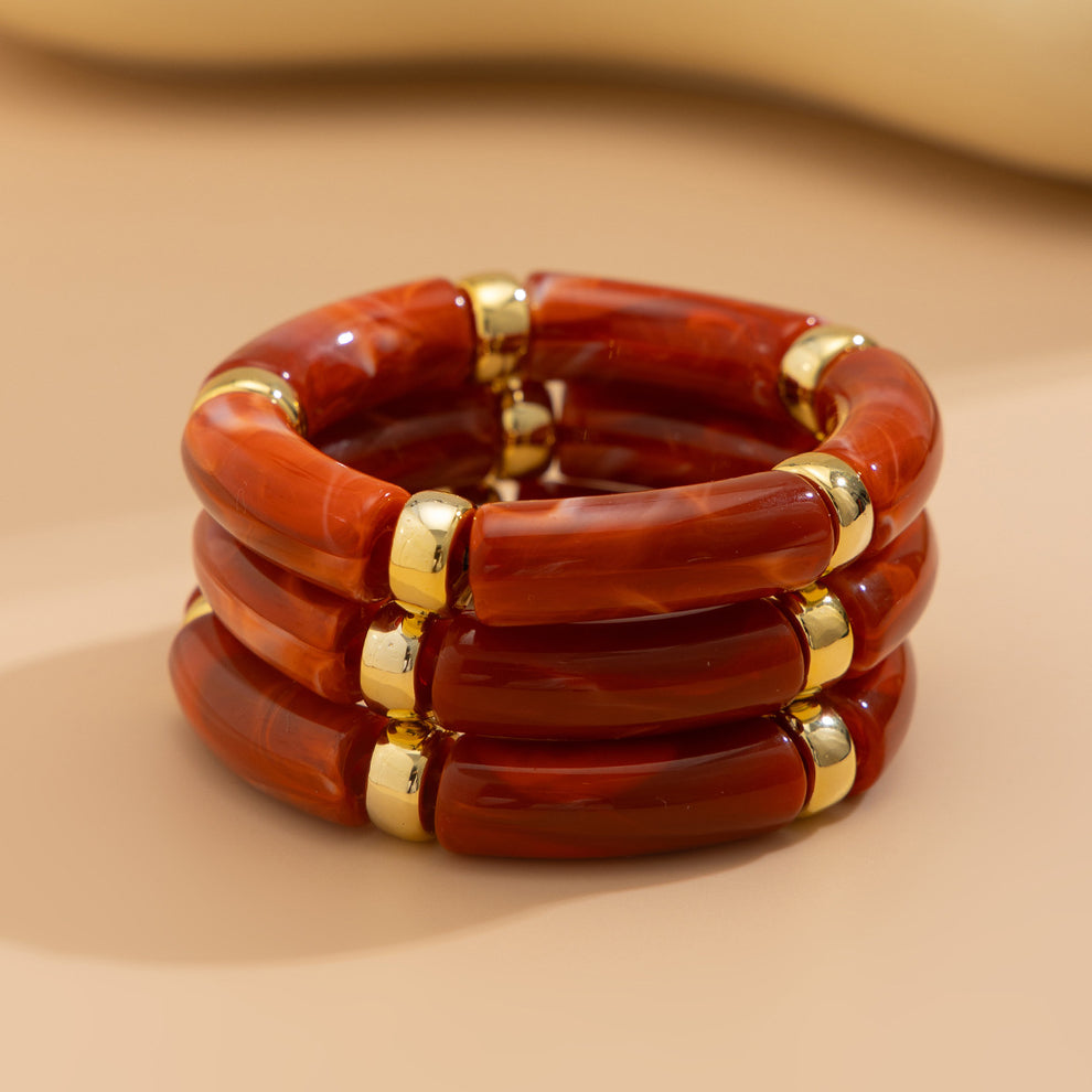 Mahogany Gold Bracelet