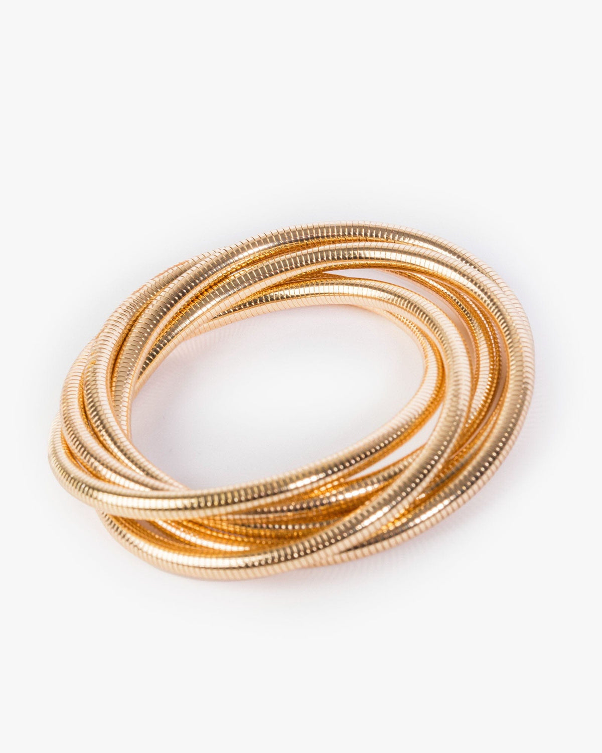 Golden Coil Bangle
