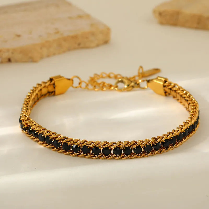 Gemstone Cascade Bracelet