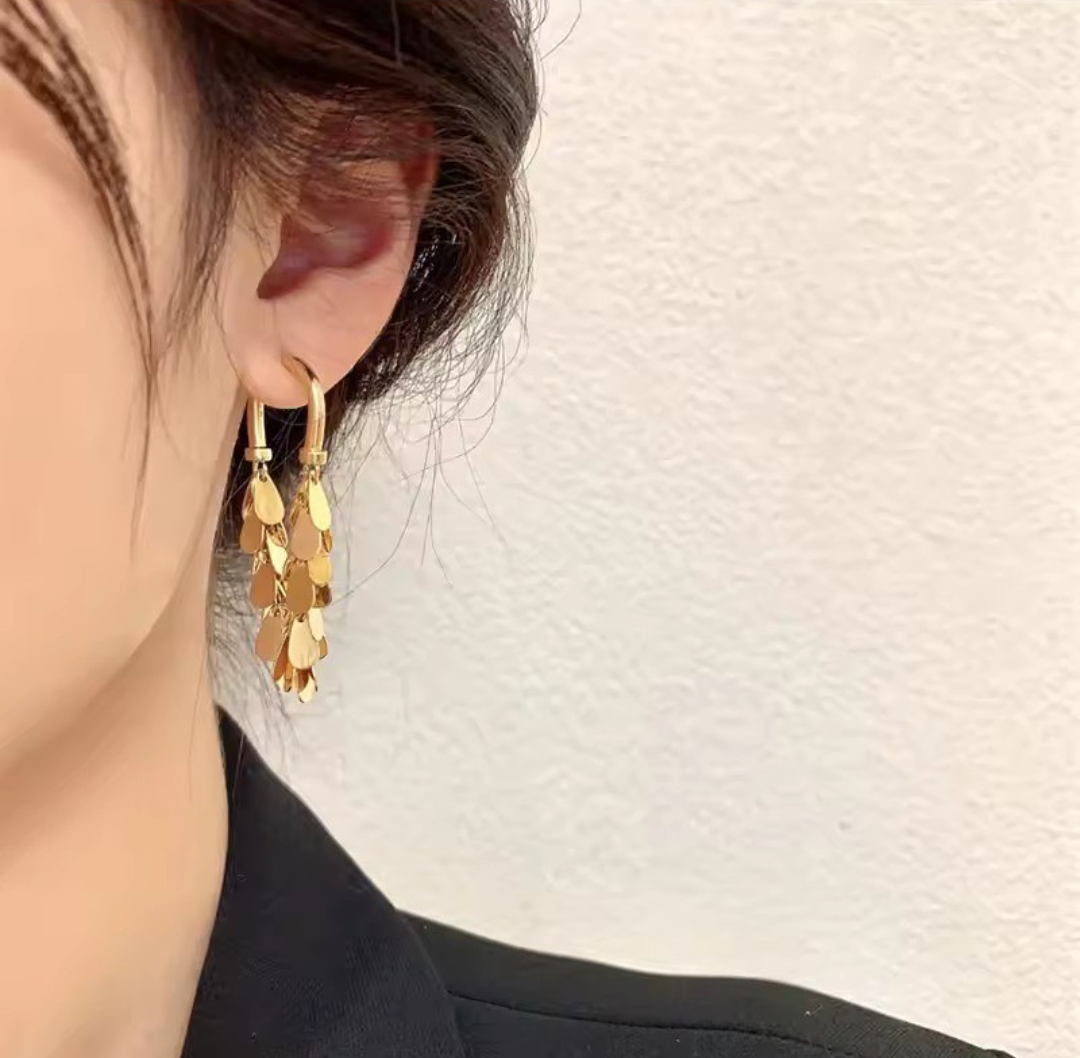 Wind Chyme Hoops