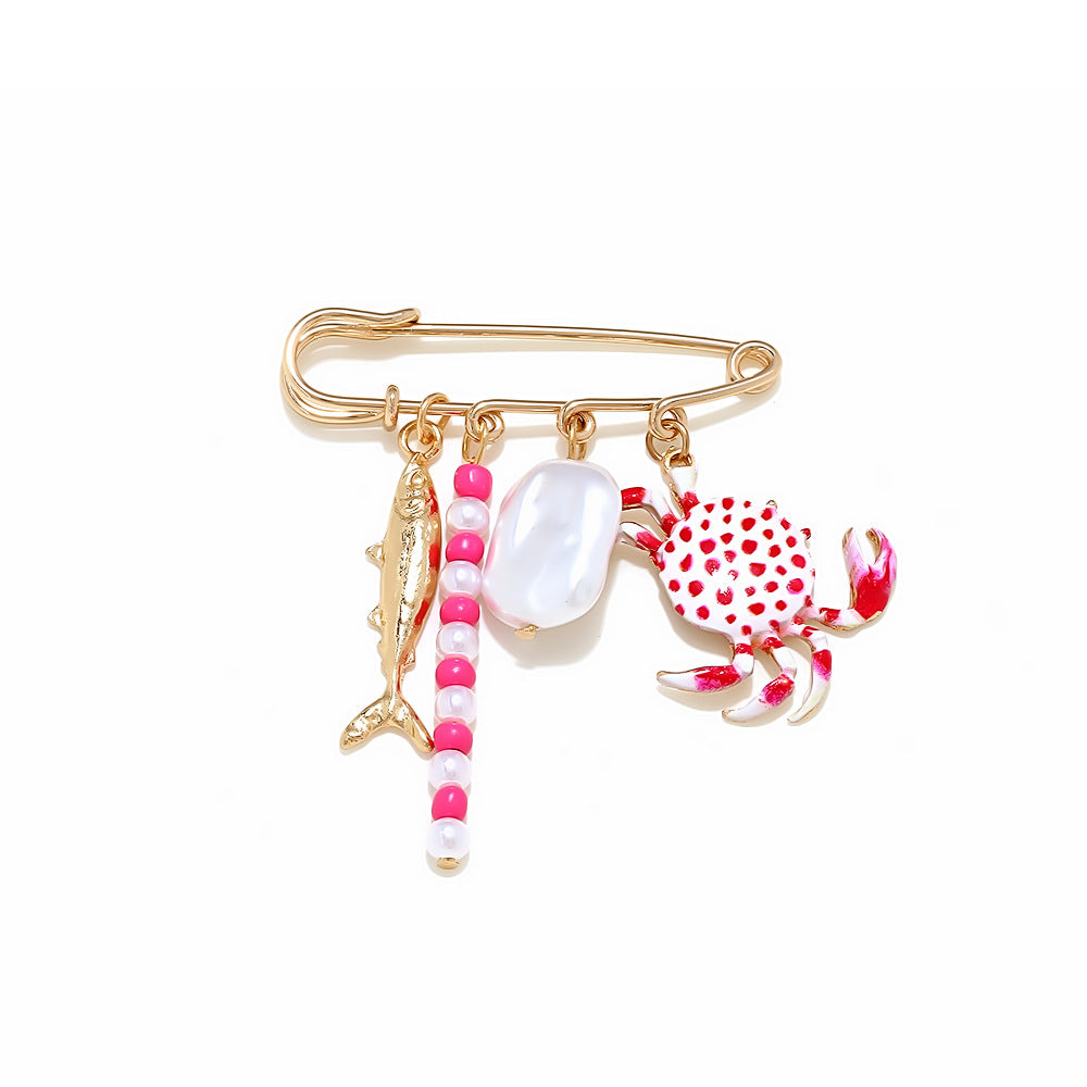 Crab Brooch