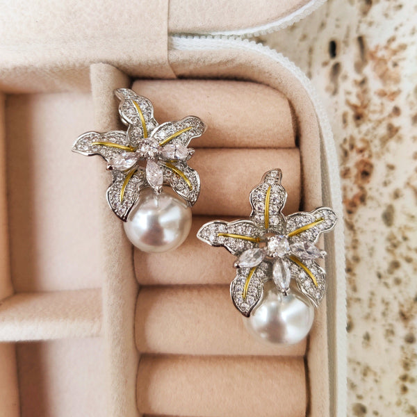 Pearl Starfish Studs
