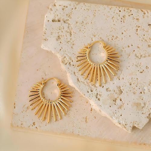 Sunburst Hoops
