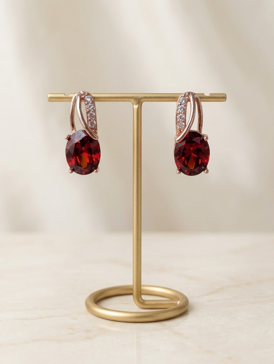 Cherry Glow Studs