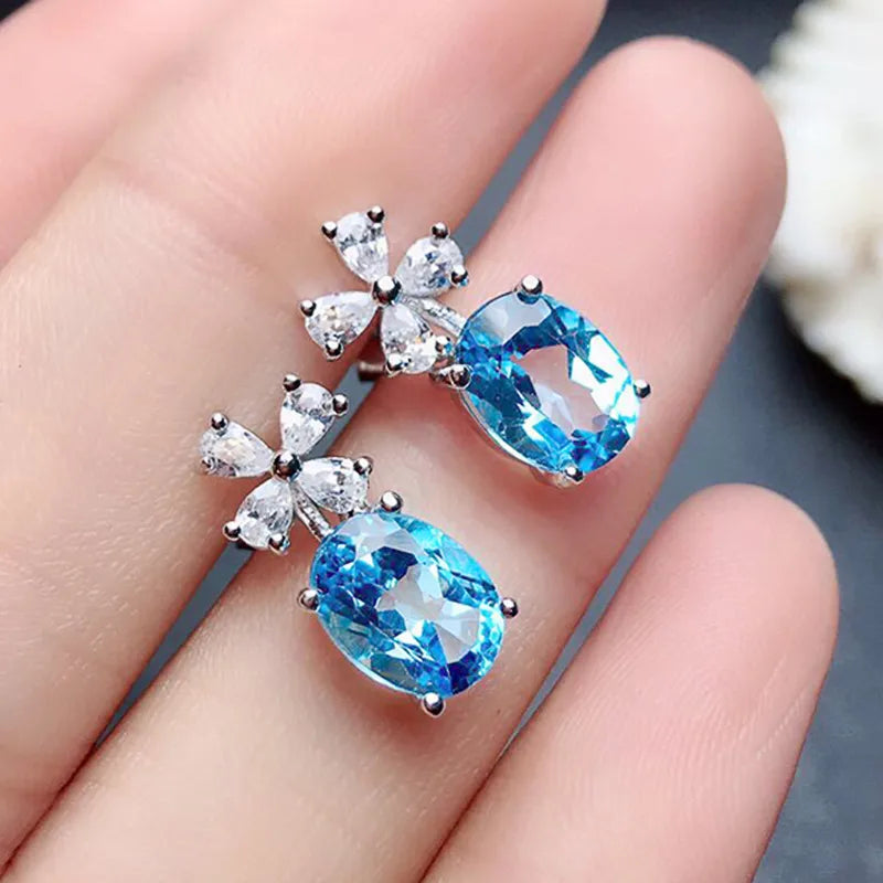 Aqua Bloom Studs