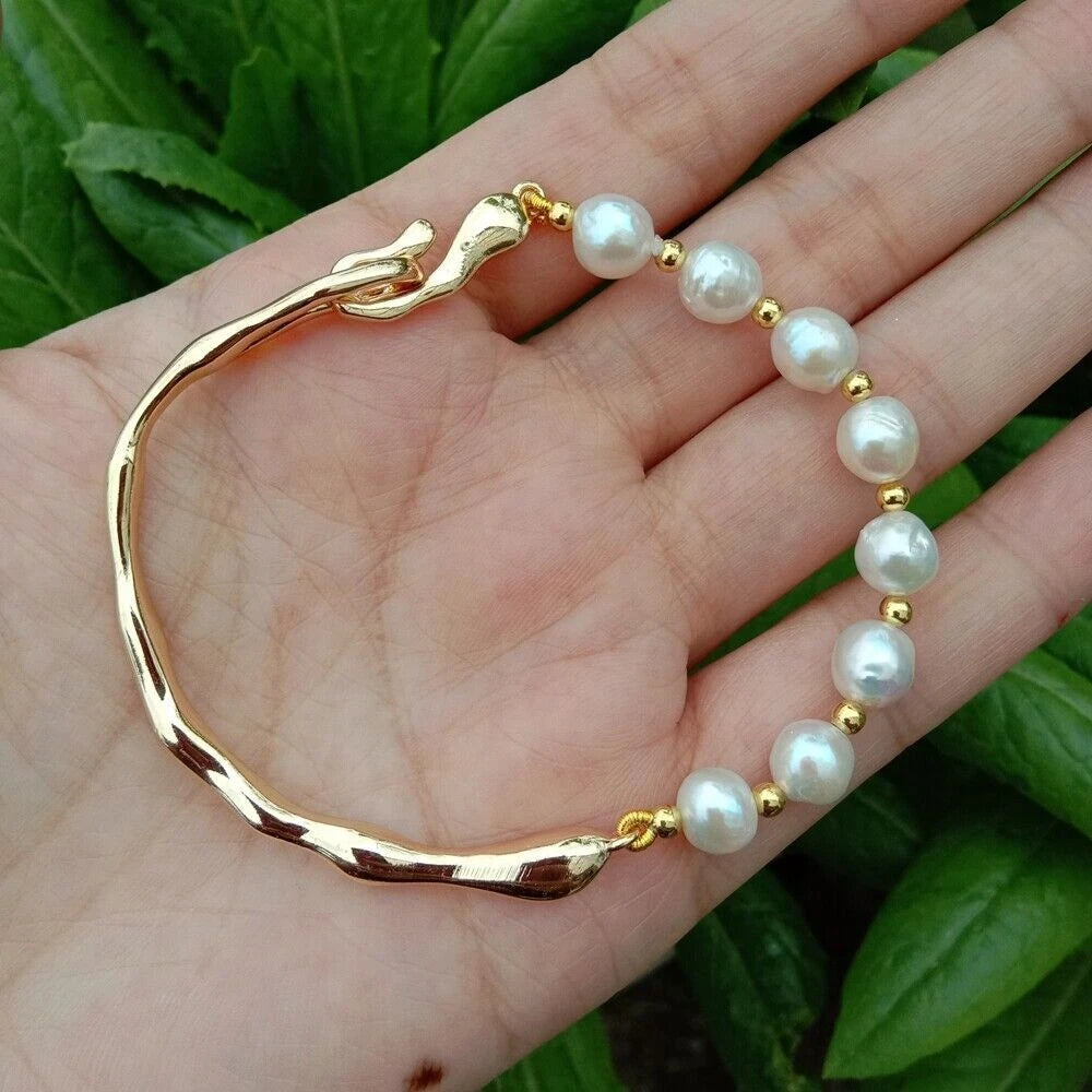 Sculpt Pearl Bracelet