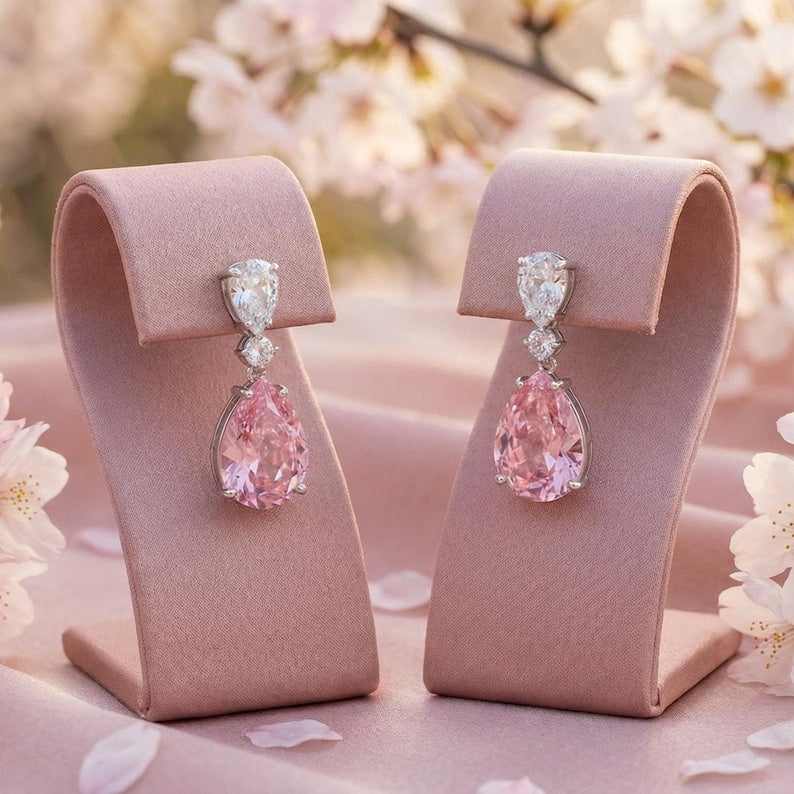 Rose Quartz Earrings