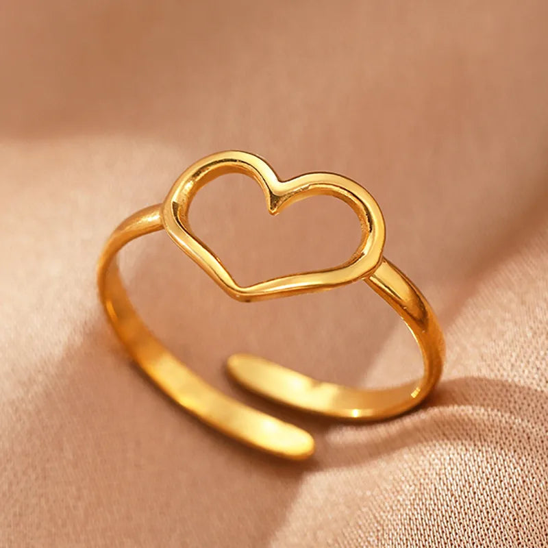 Gold Heart Ring