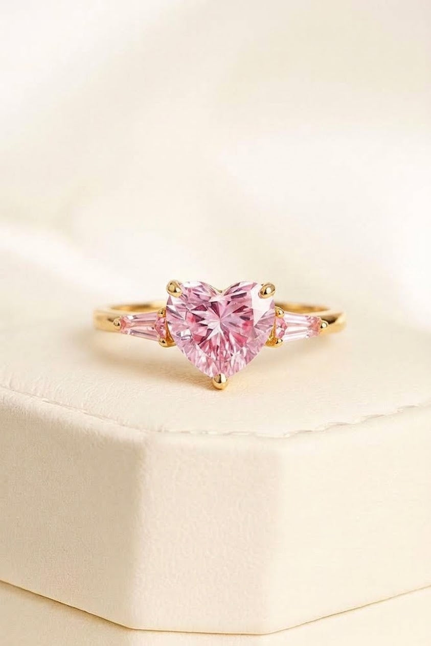 Pink Heart Ring