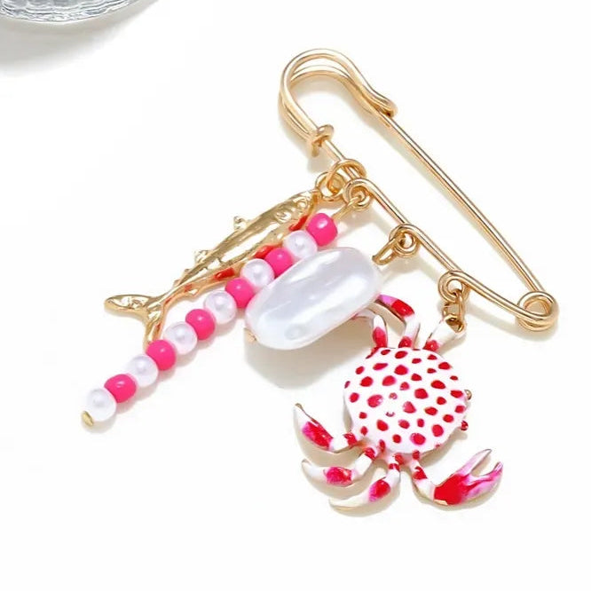 Crab Brooch