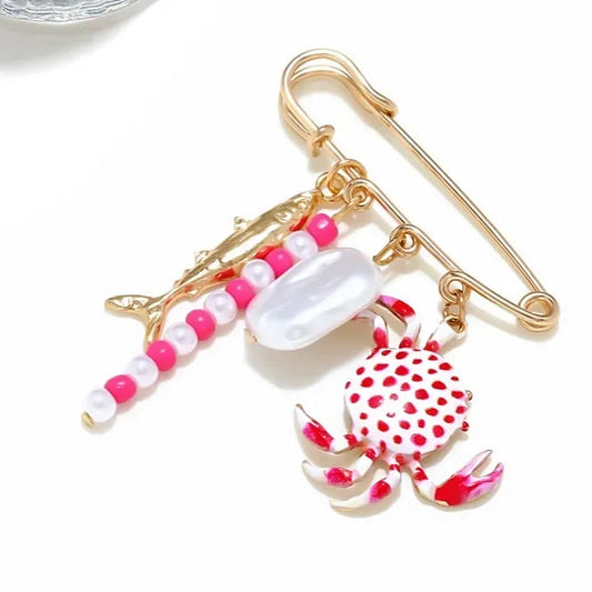 Crab Brooch