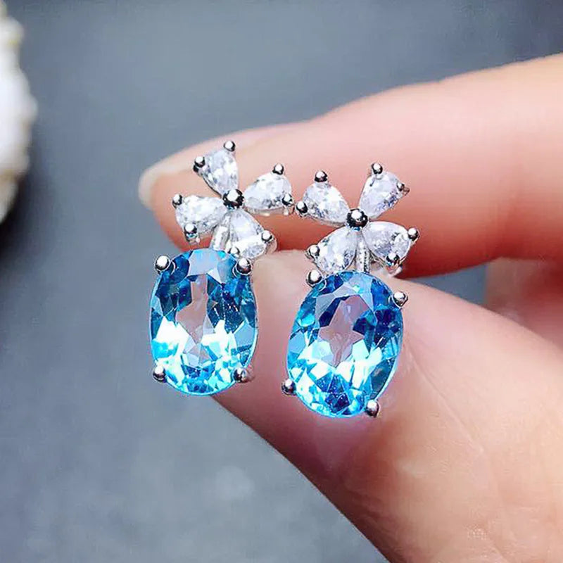 Aqua Bloom Studs