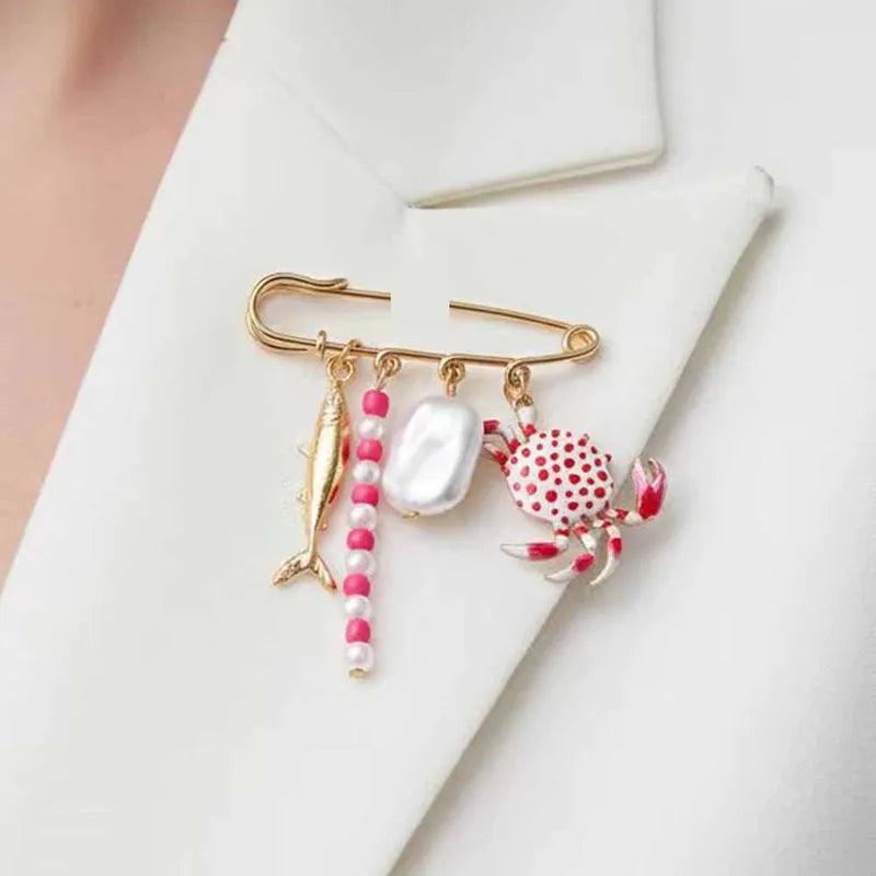 Crab Brooch