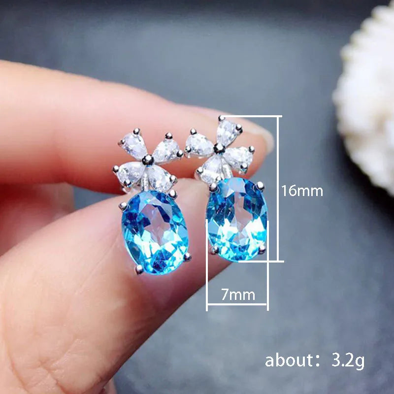 Aqua Bloom Studs