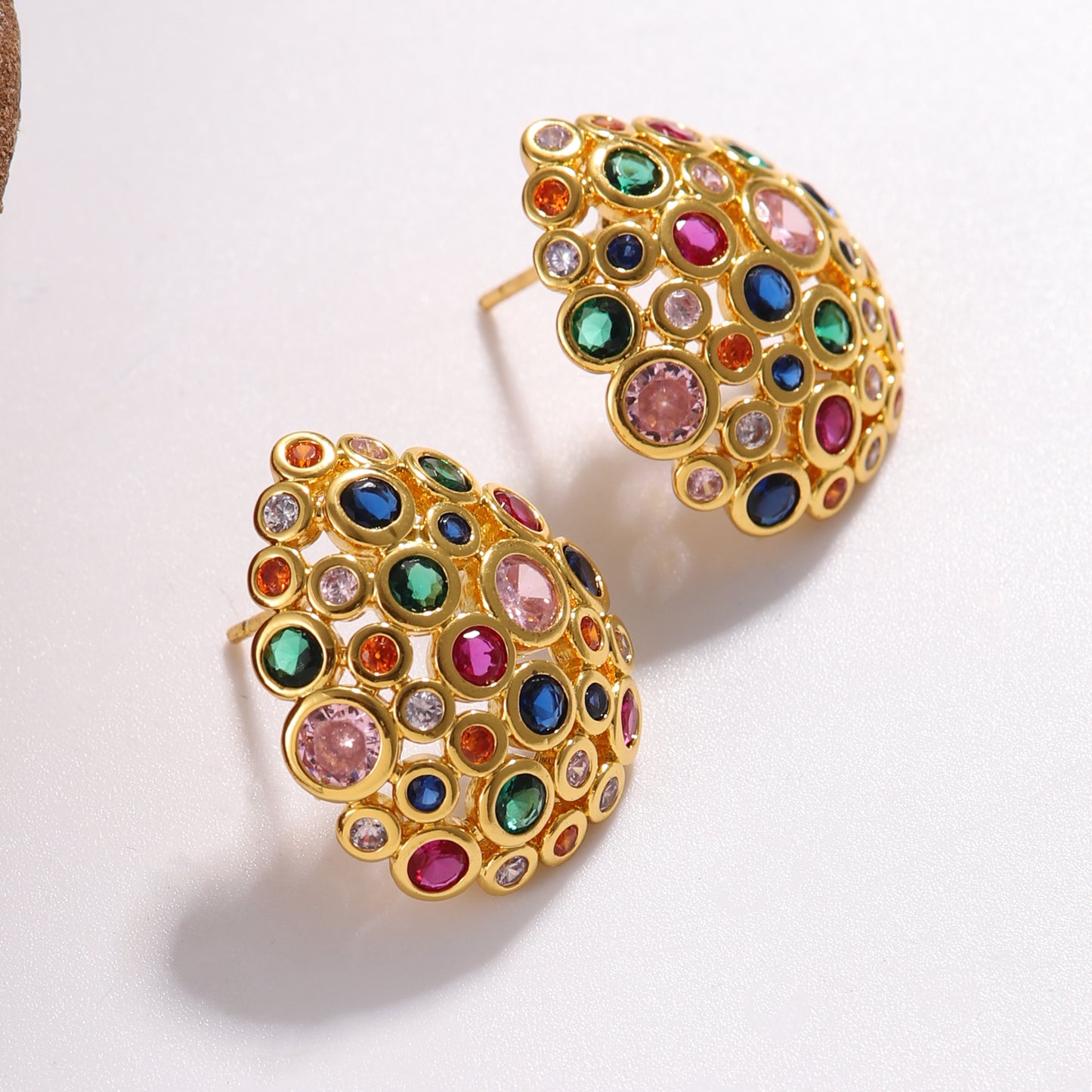 Glimmering Halo Earrings