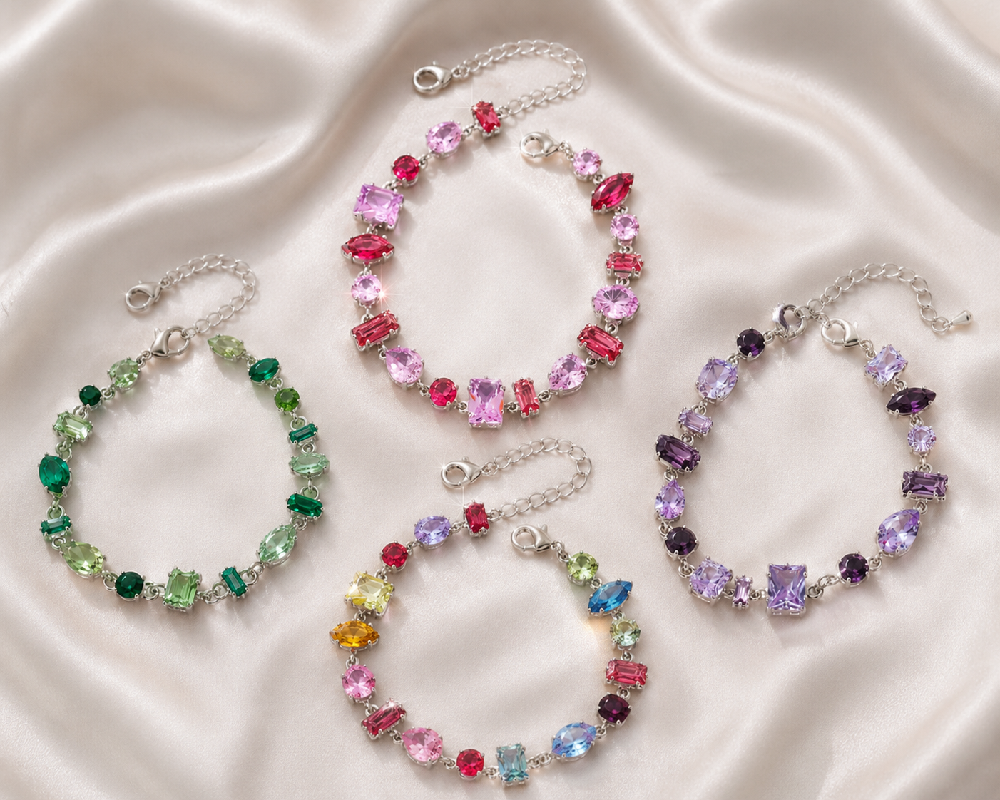 Gem Mosaic Bracelet