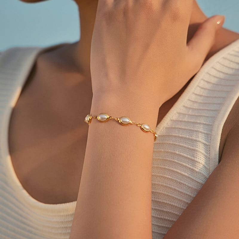 Pearl Link Bracelet