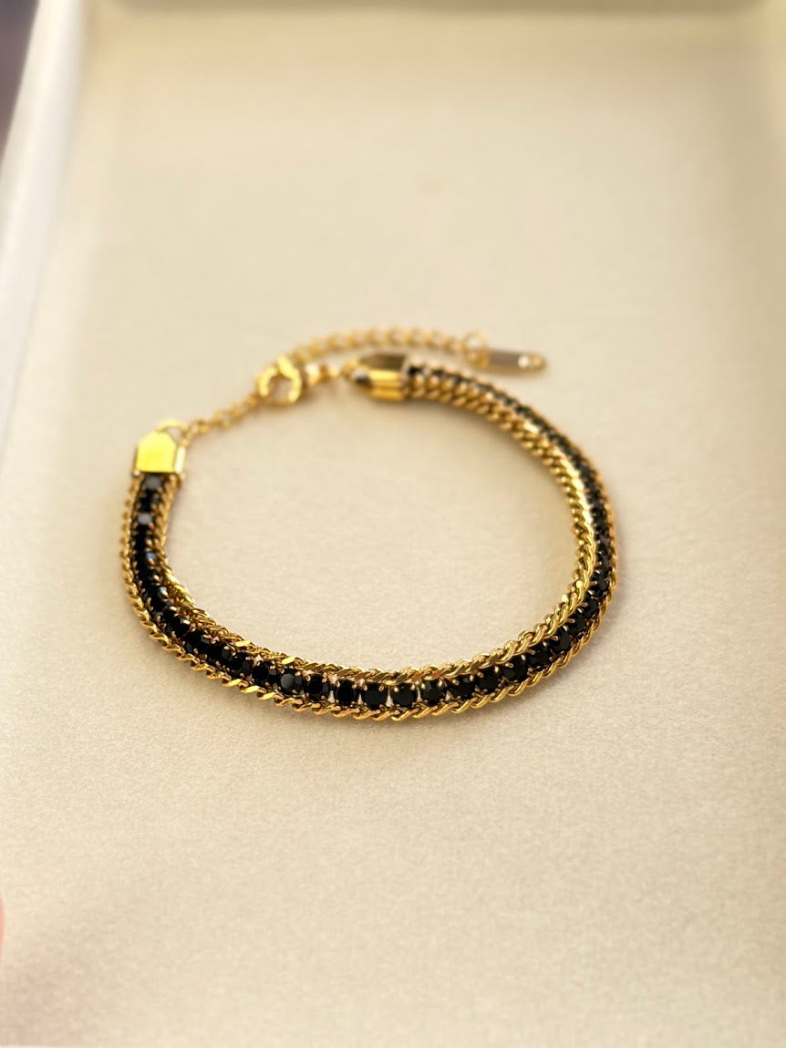 Gemstone Cascade Bracelet