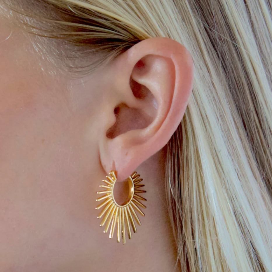 Sunburst Hoops