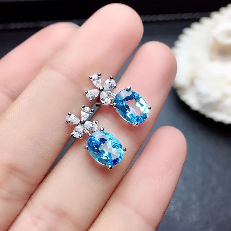 Aqua Bloom Studs