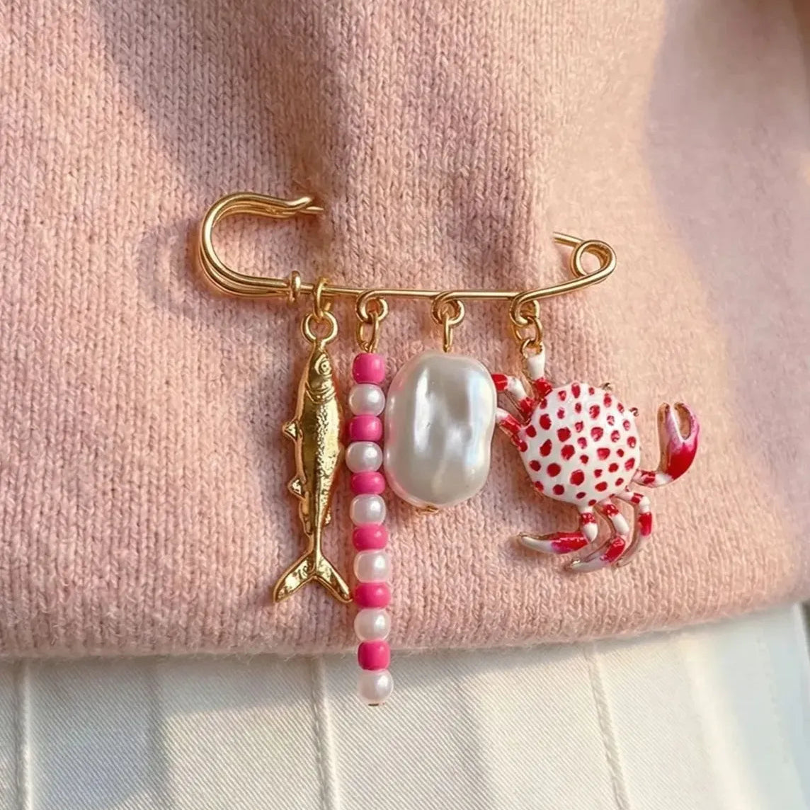 Crab Brooch