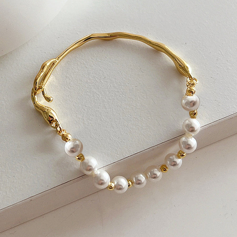 Sculpt Pearl Bracelet