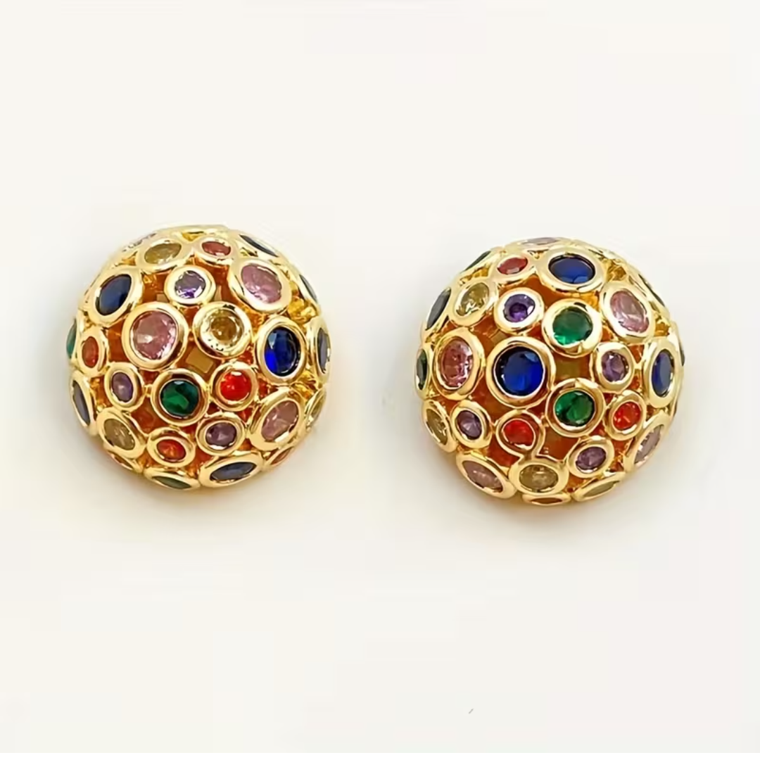 French Gem Studs