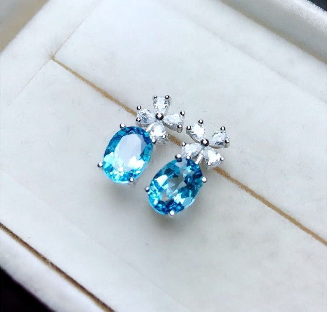 Aqua Bloom Studs